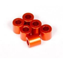 SPACER 6X6MM ORANGE(6)