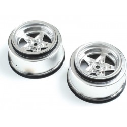 Losi disk kola zadní, satin chrom (2): 22S Drag