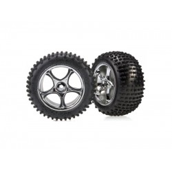 Kolo zadní Off-Road 2.2", stříbrný disk (2)