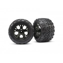 TRA3669A 3669A All-Star Blk Chrm Whls Talon Tires, 2ks kompletní kola Stampede 4x4 VXL