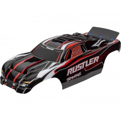 Traxxas karosérie Rustler červeno-černá