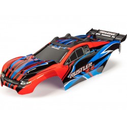 Traxxas karosérie Rustler 4X4 červeno-modrá