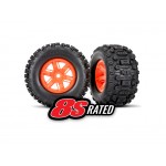 Traxxas kolo 4,3/5,7 , disk oranžový, pneu Sledgehammer (pár)