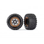 Traxxas kolo 2,8 , pneu Maxx All-Terrain, disk černo-oranžový (2