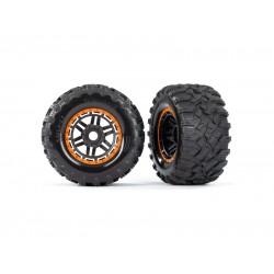 Traxxas kolo 2,8 , pneu Maxx All-Terrain, disk černo-oranžový (2