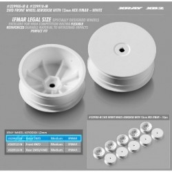 2WD FRONT WHEEL AERODISK WITH 12MM HEX IFMAR - WHITE (10)