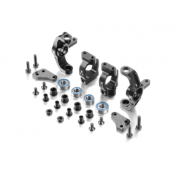 Alu Steering Blocks & 7° deg C-hubs - Set