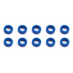 Ballstud podložky, 5.5x2.0mm, modré alu, 10 ks.