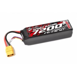 Sport Racing 60C - 7200mAh - 14,8V 4S - LiPo Semi-Soft case - XT90