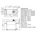 H-Speed servo HSX812 32kg.cm 0.135s/60° 25T