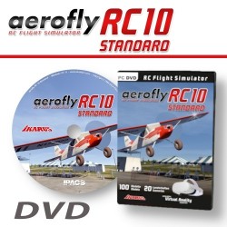 Aerofly RC10 STANDARD - DVD pro Win 10/11