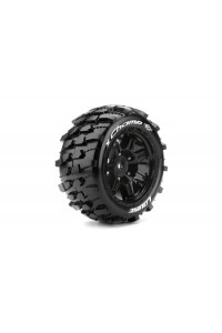 X-CHAMP SPORT 1/5 24mm hex Black Rims, 2 ks