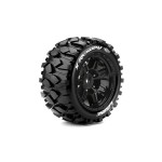 X-ROWDY SPORT 1/5 24mm hex Black Rims, 2 ks