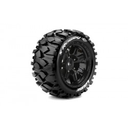 X-ROWDY SPORT 1/5 24mm hex Black Rims, 2 ks