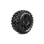 X-MCROSS SPORT 1/5 24mm hex Black Rims, 2 ks