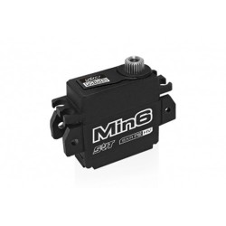 MIN6 HiVOLT CORELESS Digital servo pro 1/12 Pancar (9kg-0,062s/60°)