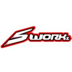 SWORKz S35-4E uhlíkové dorazy LiPo sady “by RC Carbon Cavalieri”