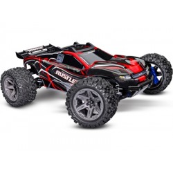 RC auto Traxxas Rustler 1:10 2BL 4WD RTR- Červená