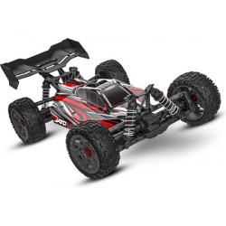 RC auto Traxxas Jato 1:8 4WD BL-2S RTR-Červená