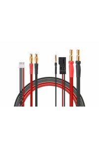 Nabíjecí kabel 3v1 ( 4mm, 5mm, RX konektor )